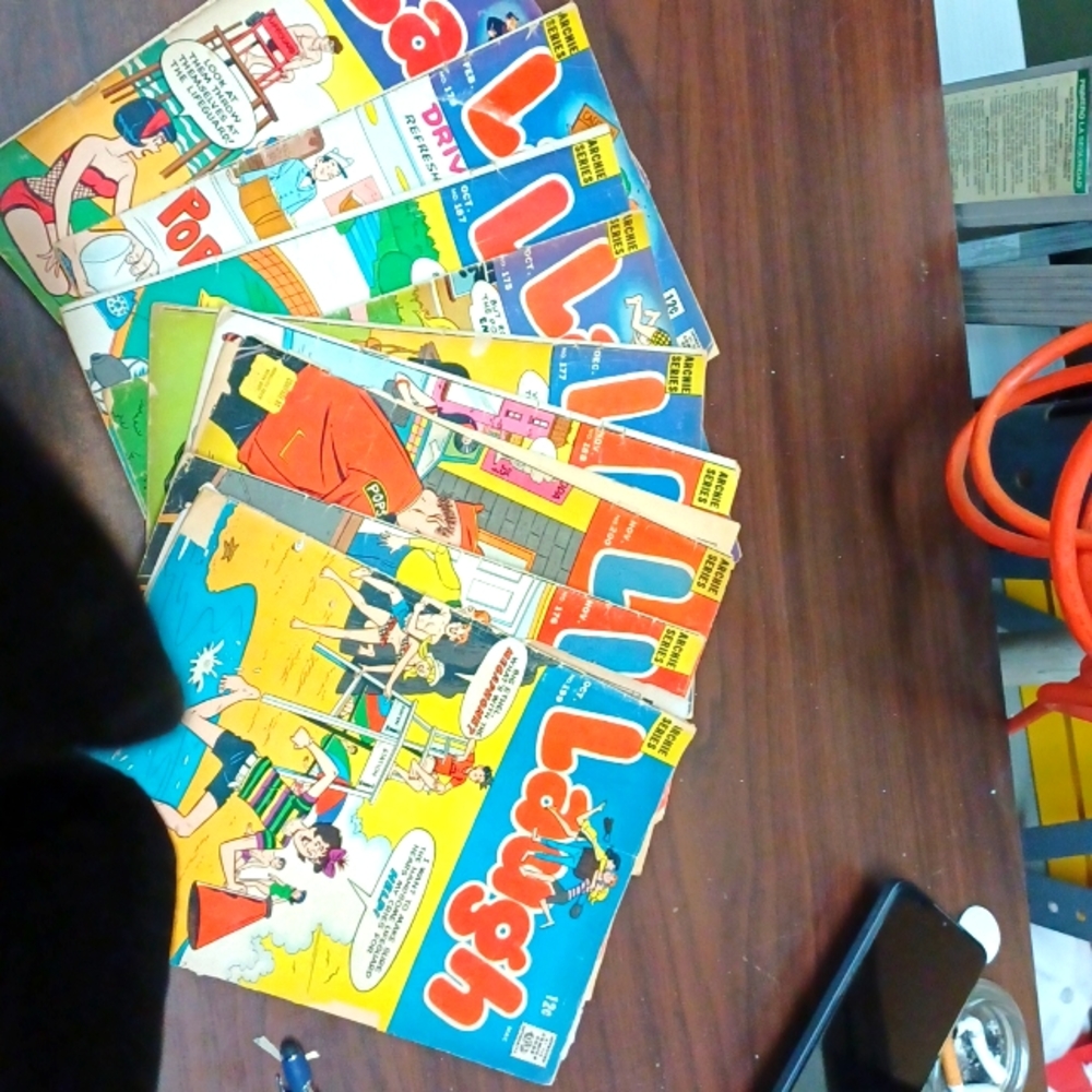A bundle Laugh magazines